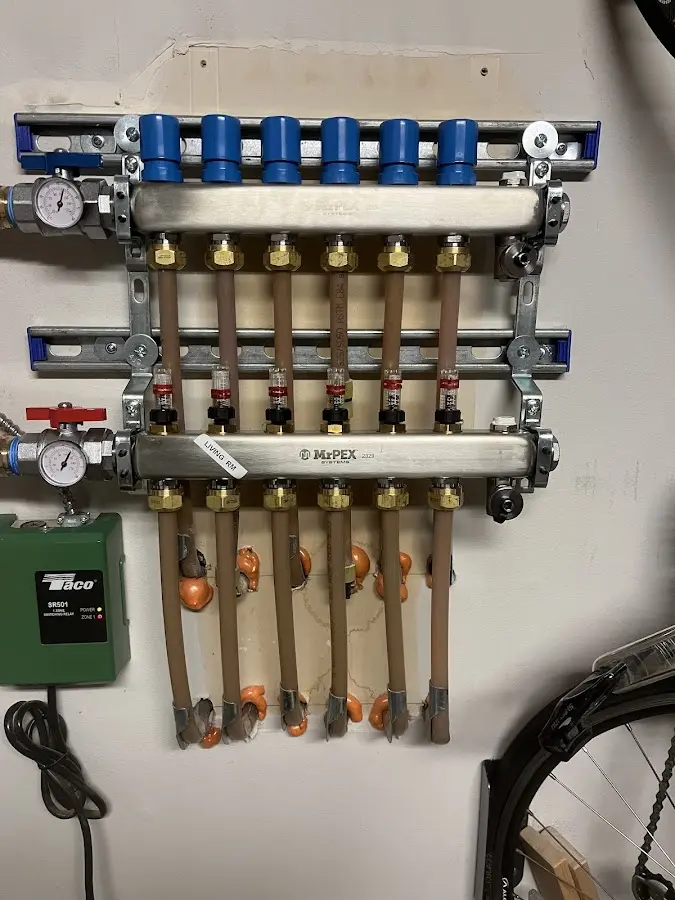 Plumber performing Leak Detection at a residential property in Porter